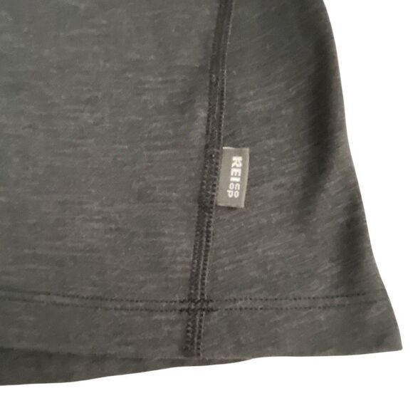 Nearly New! REI Co-Op Charcoal Heather Midweight Baselayer Long Sleeve Top - Lar - Picture 3 of 6